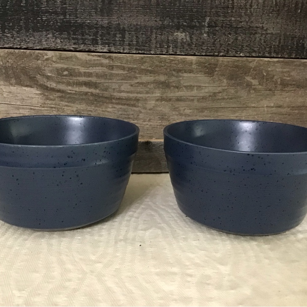Bee & Willow Blue Speckled Cereal Bowls Set of 2 - Picture 5 of 5